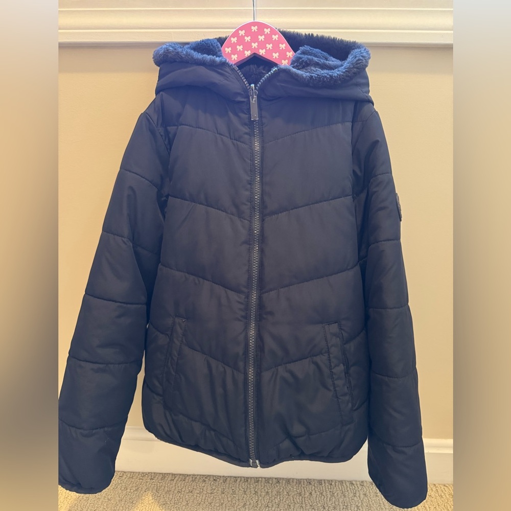 Abercrombie Kids Black Reversible Jacket with Zipper